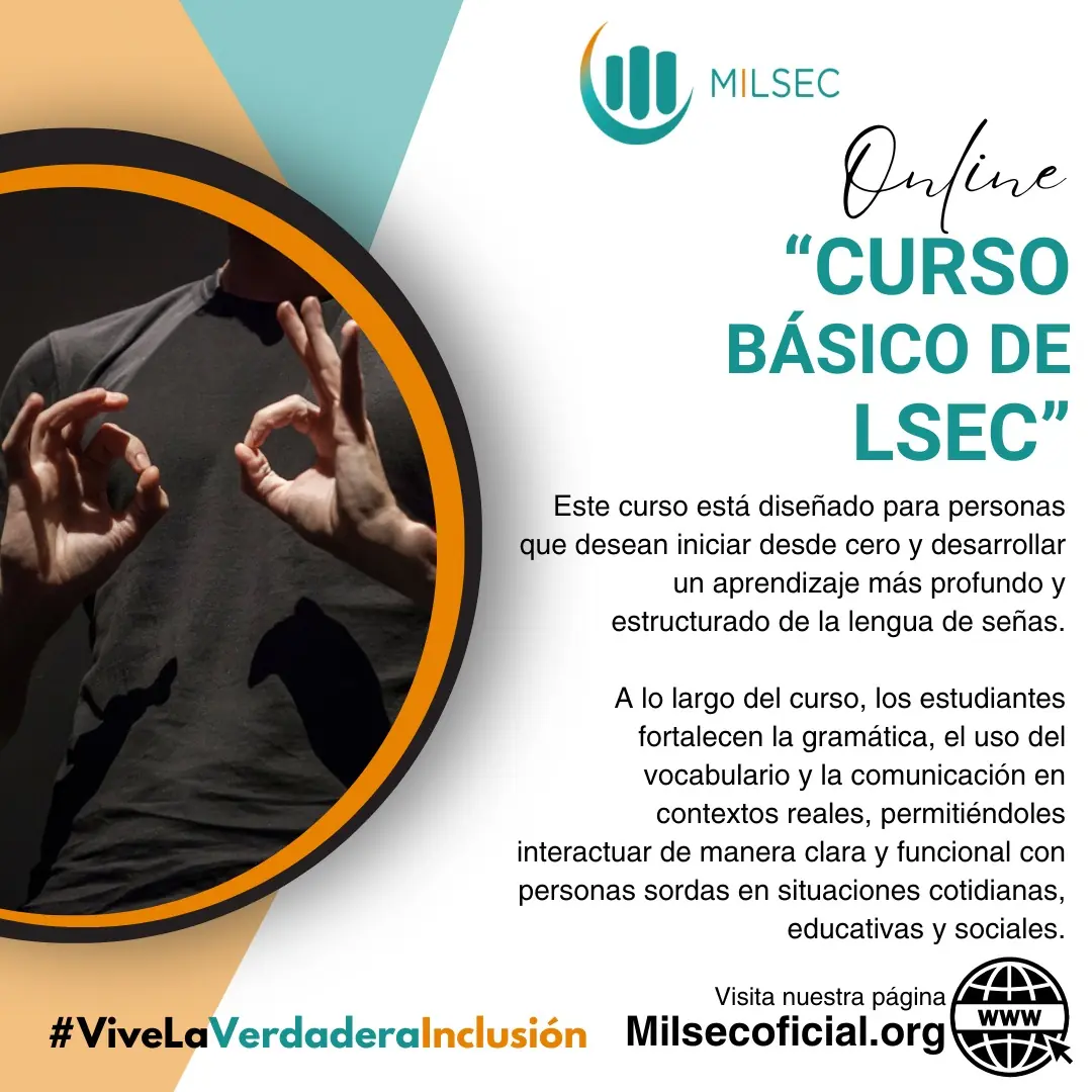Curso Básico de Lengua de Señas de MILSEC