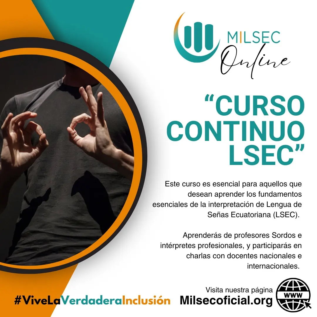 Curso Continuo de Lengua de Señas de MILSEC