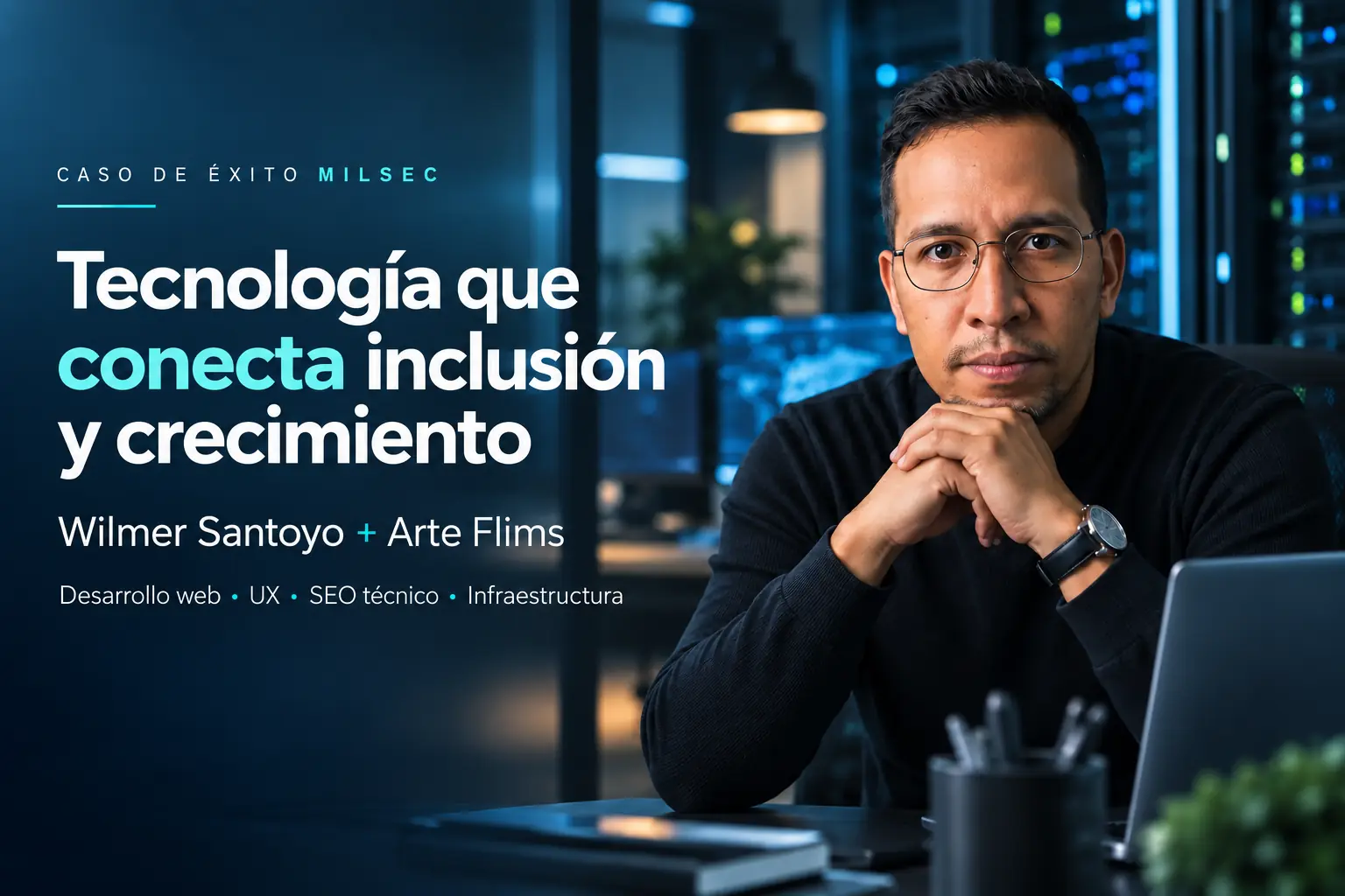 Wilmer Santoyo y Arte Flims en el desarrollo del ecosistema digital de MILSEC