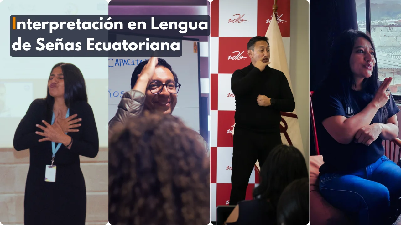 Interpretación en Lengua de Señas Ecuatoriana
